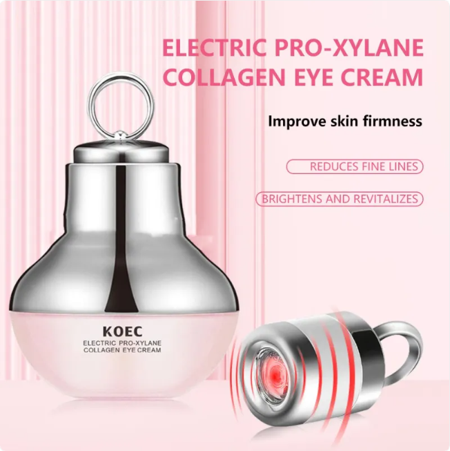 Collagen Polypeptide Electric Eye Cream for Hydrated Firm-Looking Eyes