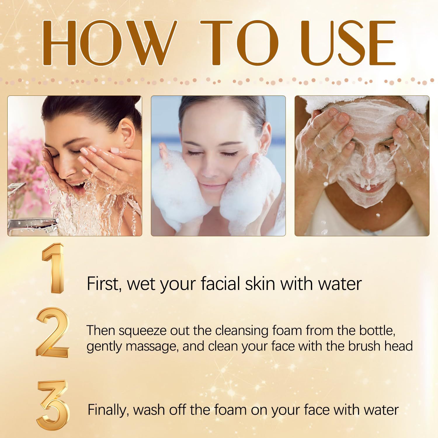 Amino Acid Foaming Cleanser for Oily Skin & Blackhead Care
