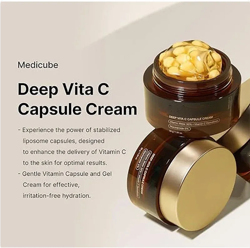 Vitamin C Gold Capsule Facial Moisturizer for Radiant Glowing Skin