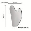 Stainless Steel Heart-shaped Facial Scraping Board