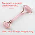 Rose Quartz Facial Roller and Heart Gua Sha
