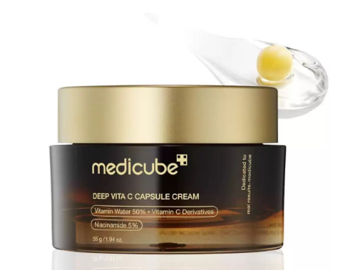 Vitamin C Gold Capsule Facial Moisturizer for Radiant Glowing Skin