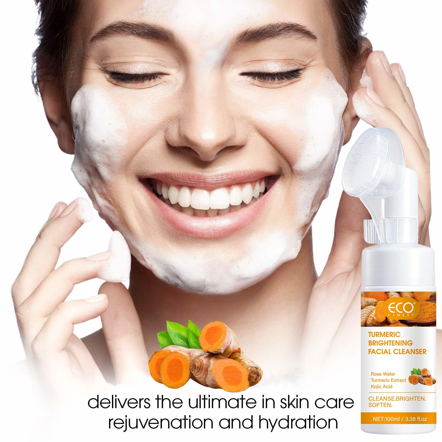 Amino Acid Foaming Cleanser for Oily Skin & Blackhead Care