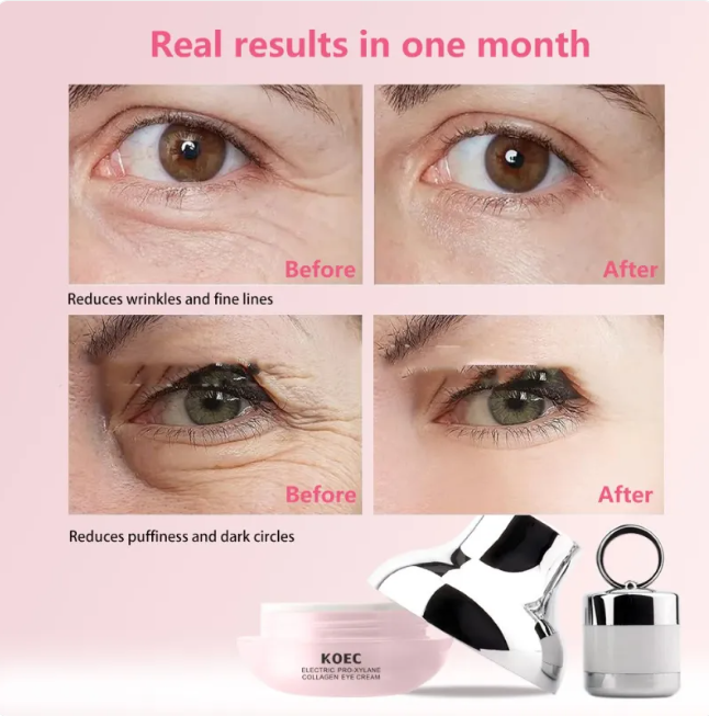 Collagen Polypeptide Electric Eye Cream for Hydrated Firm-Looking Eyes