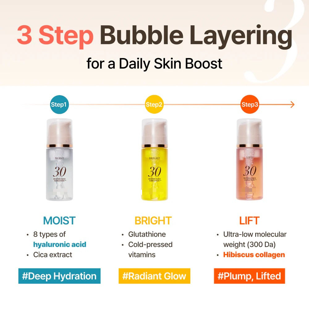30-Second Bubble Brightening Cleanser ? Fresh Glow In Seconds ?