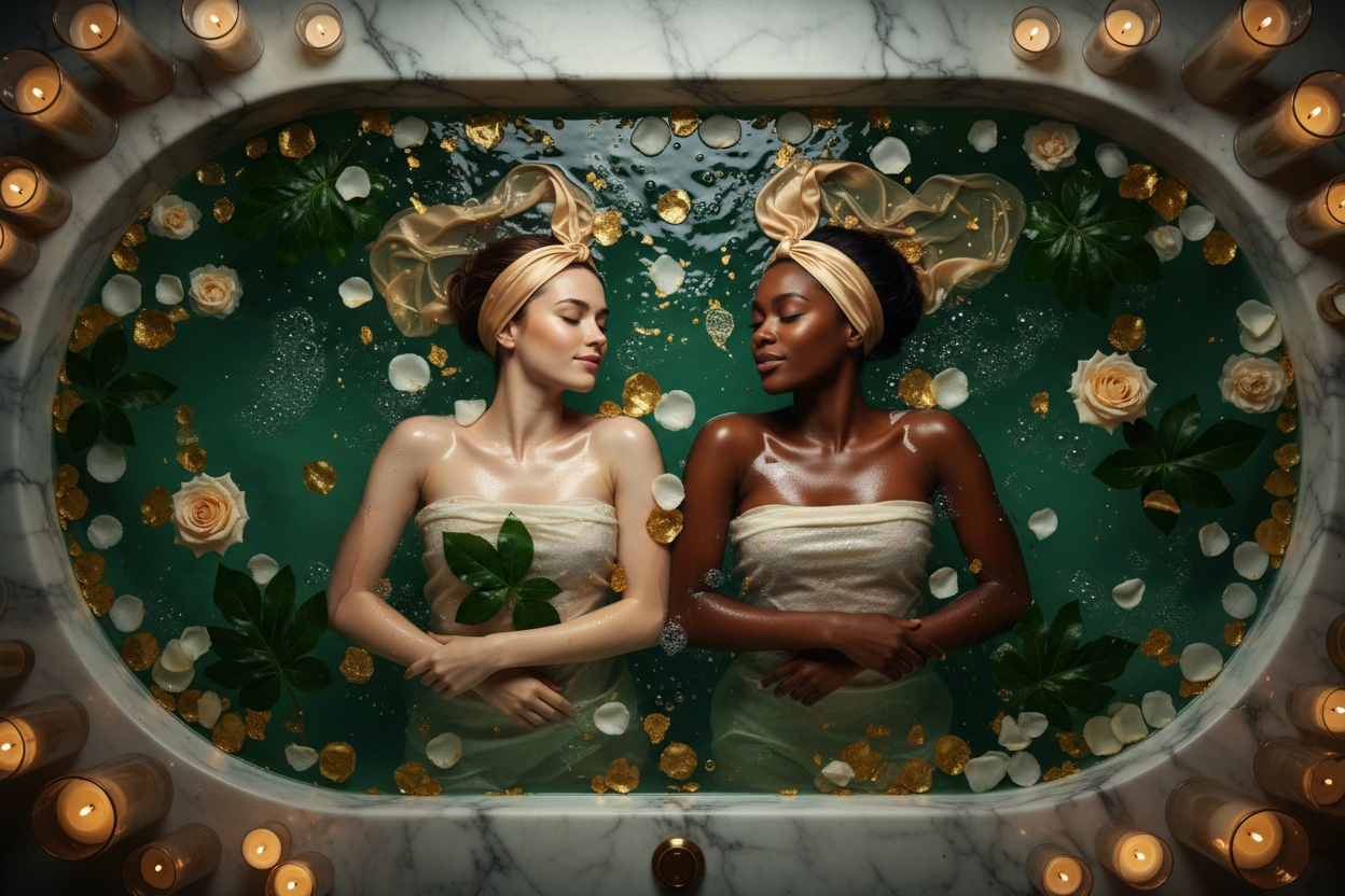 Golden Flower Bath